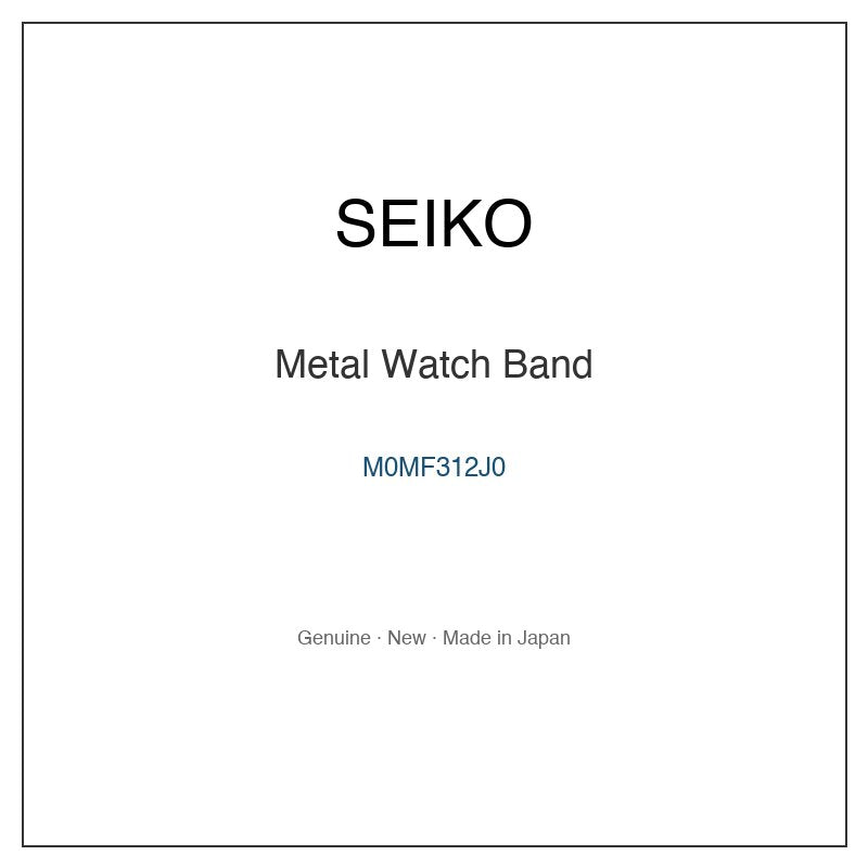 SEIKO M0MF312J0 Watch Parts