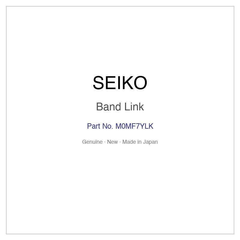 SEIKO M0MF7YLK Band Link for SWFA212 and More Models