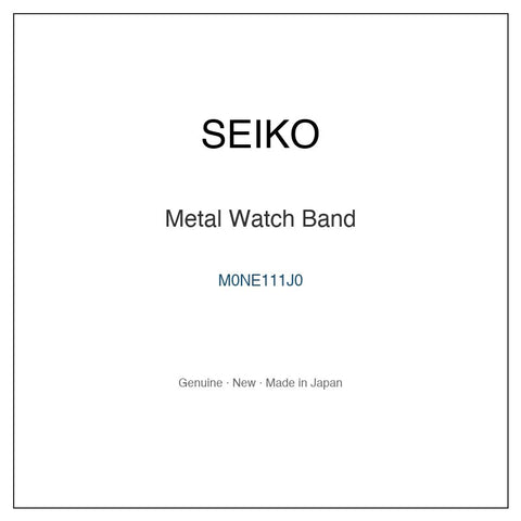 SEIKO M0NE111J0 Watch Parts