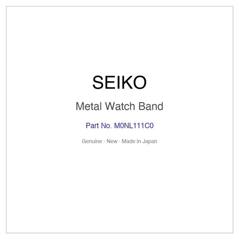 SEIKO M0NL111C0 Metal Watch Band for STPS074 SUT044J1 SUT044JC SUT044P1 and More Models