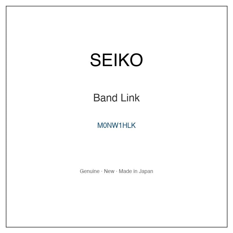 SEIKO M0NW1HLK Watch Parts
