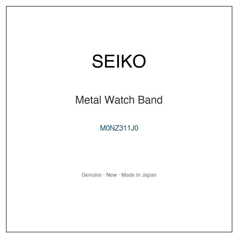 SEIKO M0NZ311J0 Watch Parts