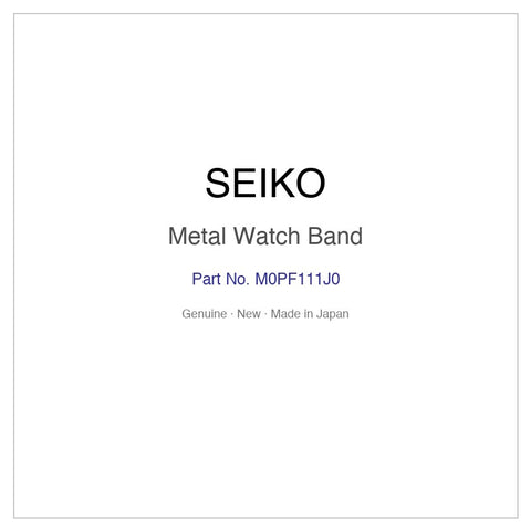 SEIKO M0PF111J0 Metal Watch Band for SARX001 SARX001J SARX003 SARX003J SARX005 and More Models