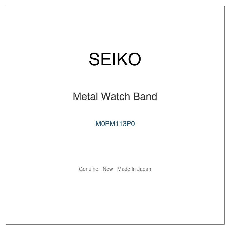 SEIKO M0PM113P0 Watch Parts