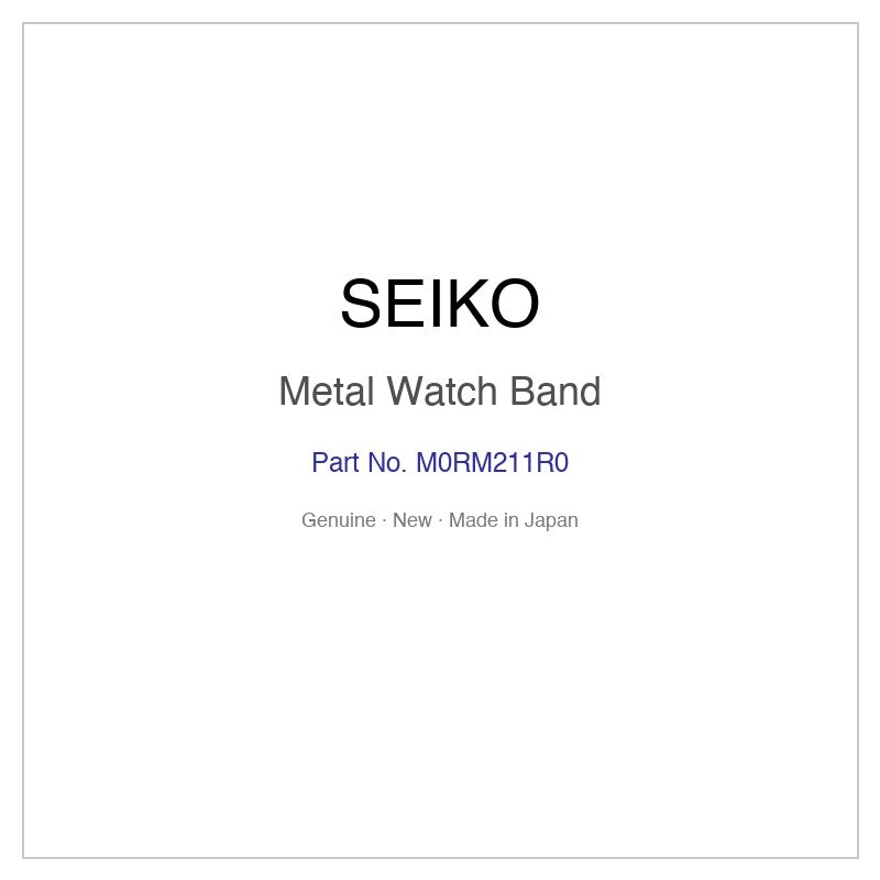 SEIKO M0RM211R0 Metal Watch Band for SSVR122 SSVR122J and More Models