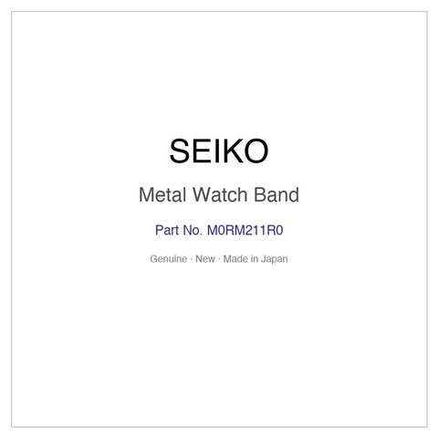 SEIKO M0RM211R0 Metal Watch Band for SSVR122 SSVR122J and More Models