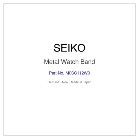 SEIKO M0SC112W0 Metal Watch Band for SWFA143 SWFA143J and More Models