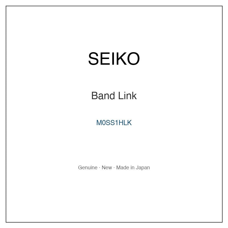 SEIKO M0SS1HLK Watch Parts