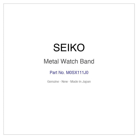 SEIKO M0SX111J0 Metal Watch Band for SARZ045 SARZ047 SARZ049 SRP409J1 SRP409K1 and More Models