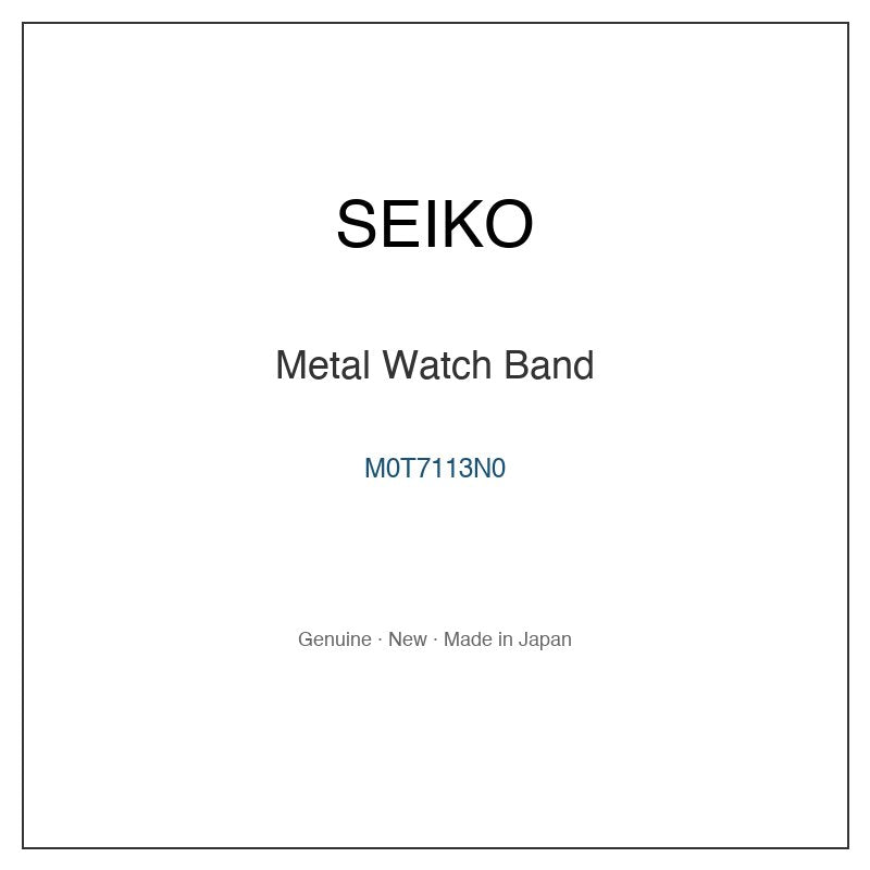 SEIKO M0T7113N0 Watch Parts