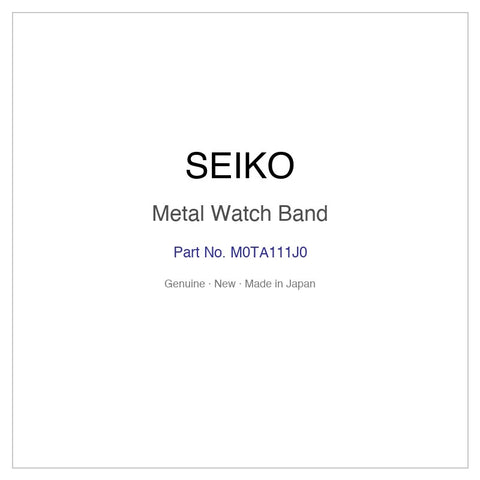SEIKO M0TA111J0 Metal Watch Band for SSC643P1 SNP077P1 and More Models