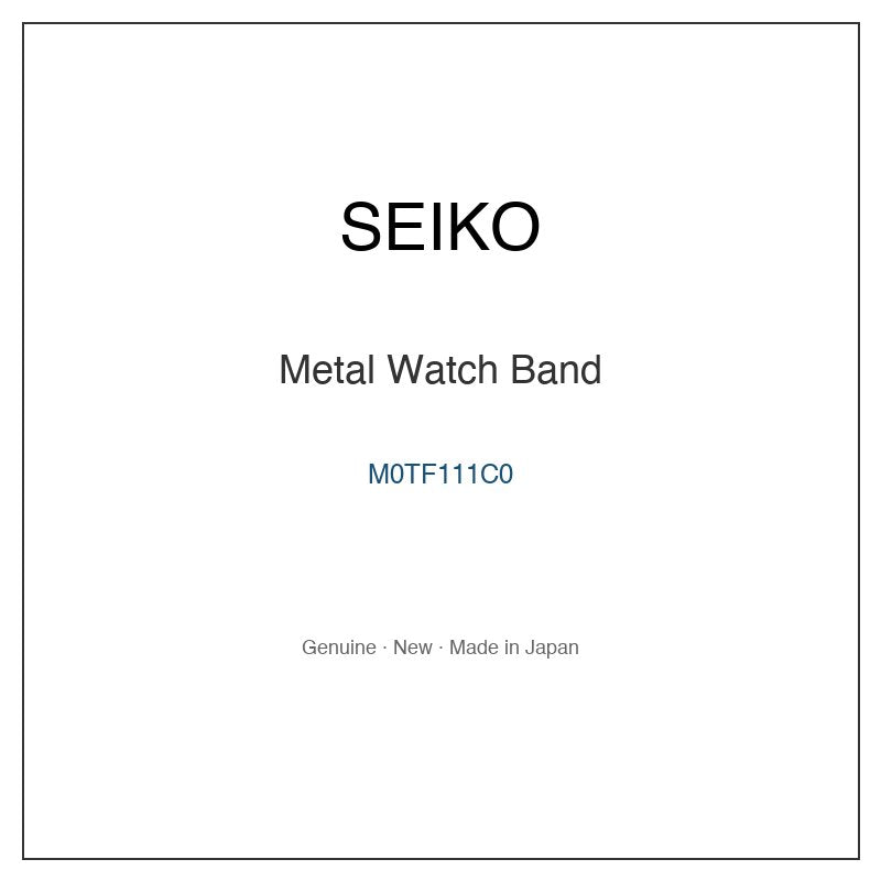 SEIKO M0TF111C0 Watch Parts