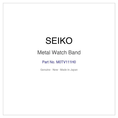SEIKO M0TV111H0 Metal Watch Band for SWCW037 and More Models