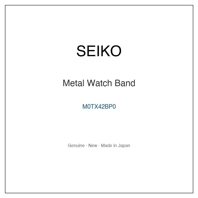 SEIKO M0TX42BP0 Watch Parts