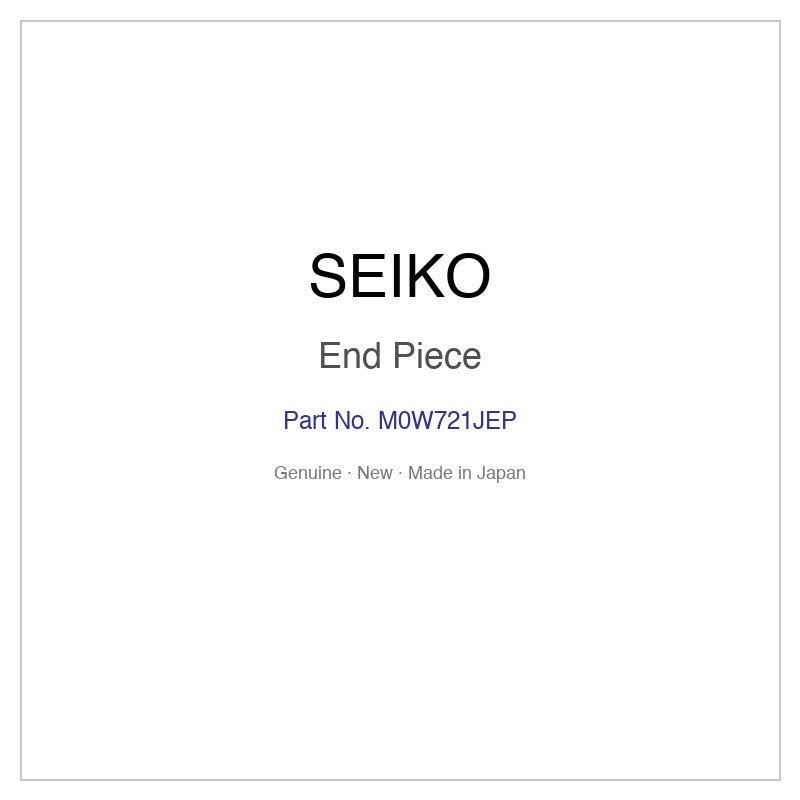 SEIKO M0W721JEP End Piece for SWFA159 SWFA159J SWFA161 SWFA161J and More Models