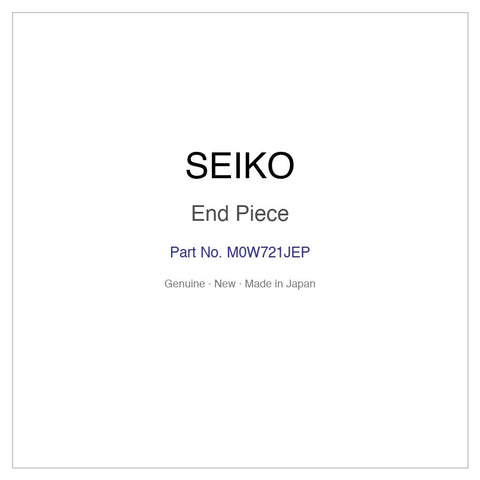 SEIKO M0W721JEP End Piece for SWFA159 SWFA159J SWFA161 SWFA161J and More Models