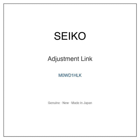 SEIKO M0WD1HLK Watch Parts