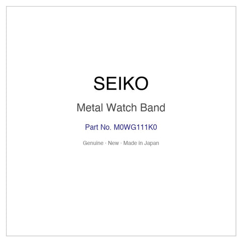 SEIKO M0WG111K0 Metal Watch Band for SWCW074 and More Models