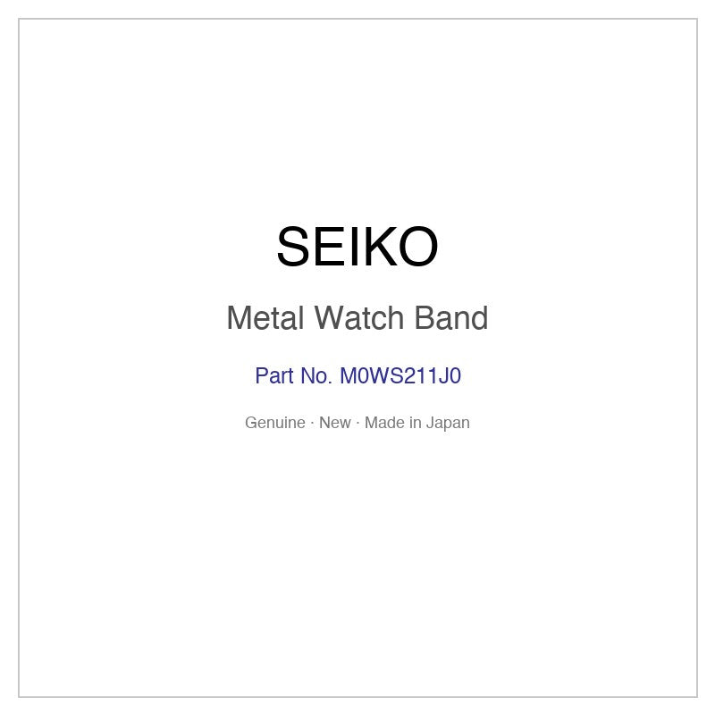 SEIKO M0WS211J0 Metal Watch Band for SUR097P1 SUR097PC SUR099P1 SUR099PC and More Models