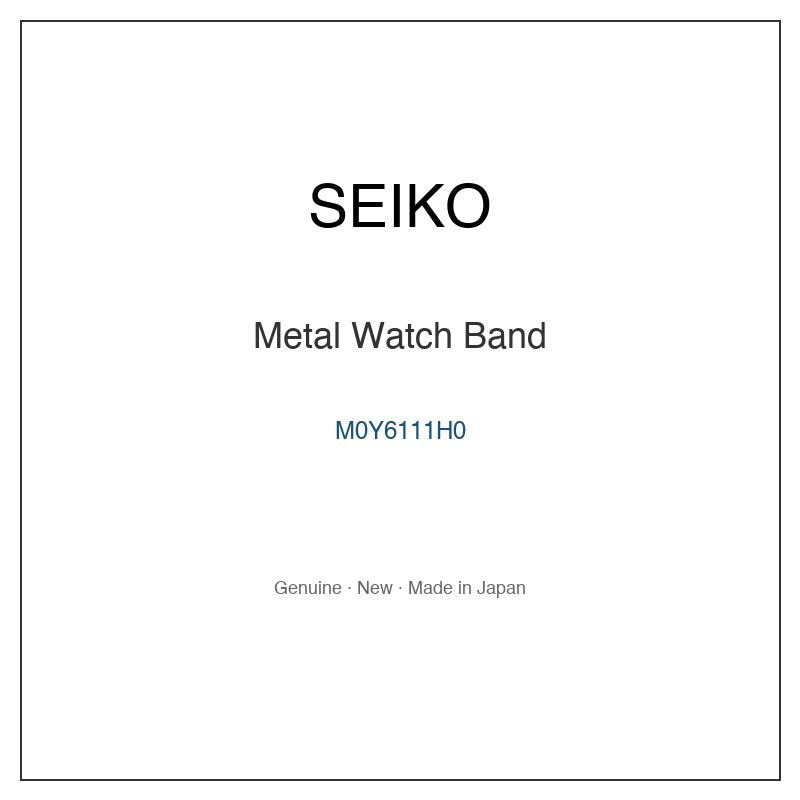 SEIKO M0Y6111H0 Watch Parts