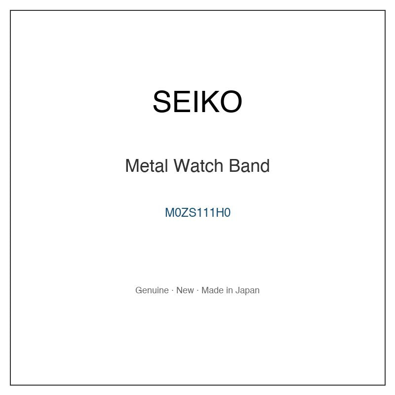 SEIKO M0ZS111H0 Watch Parts