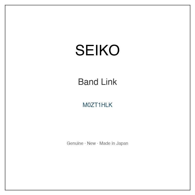 SEIKO M0ZT1HLK Watch Parts