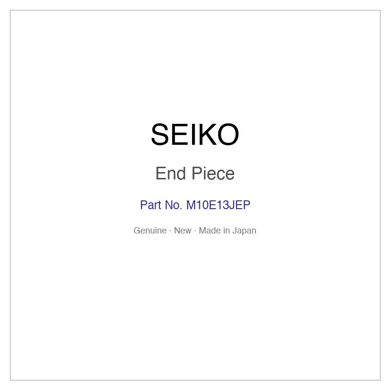 SEIKO M10E13JEP End Piece for SRPE51J8 SRPE51K1 SRPE51KC SRPE53J8 SRPE53K1 and More Models