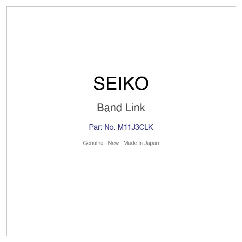 SEIKO M11J3CLK Band Link for SBDL104 and More Models