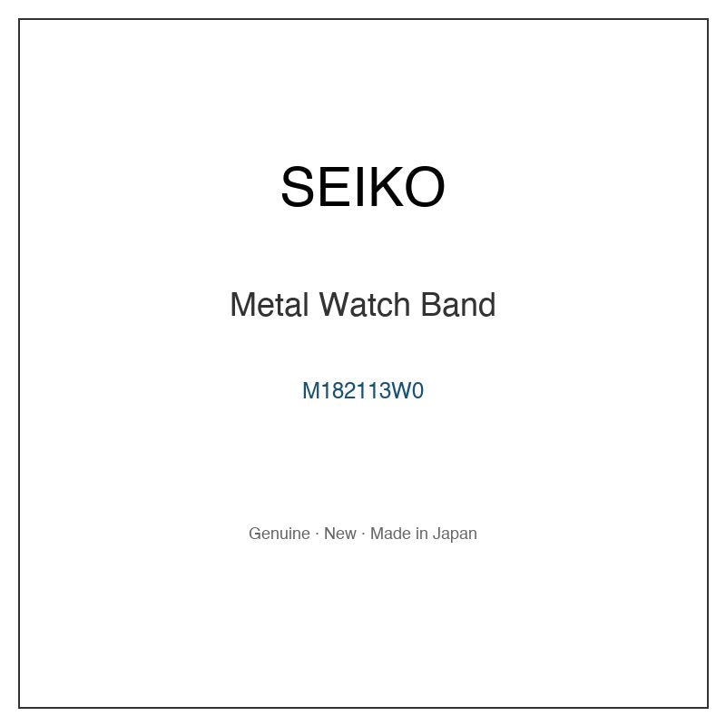 SEIKO M182113W0 Watch Parts