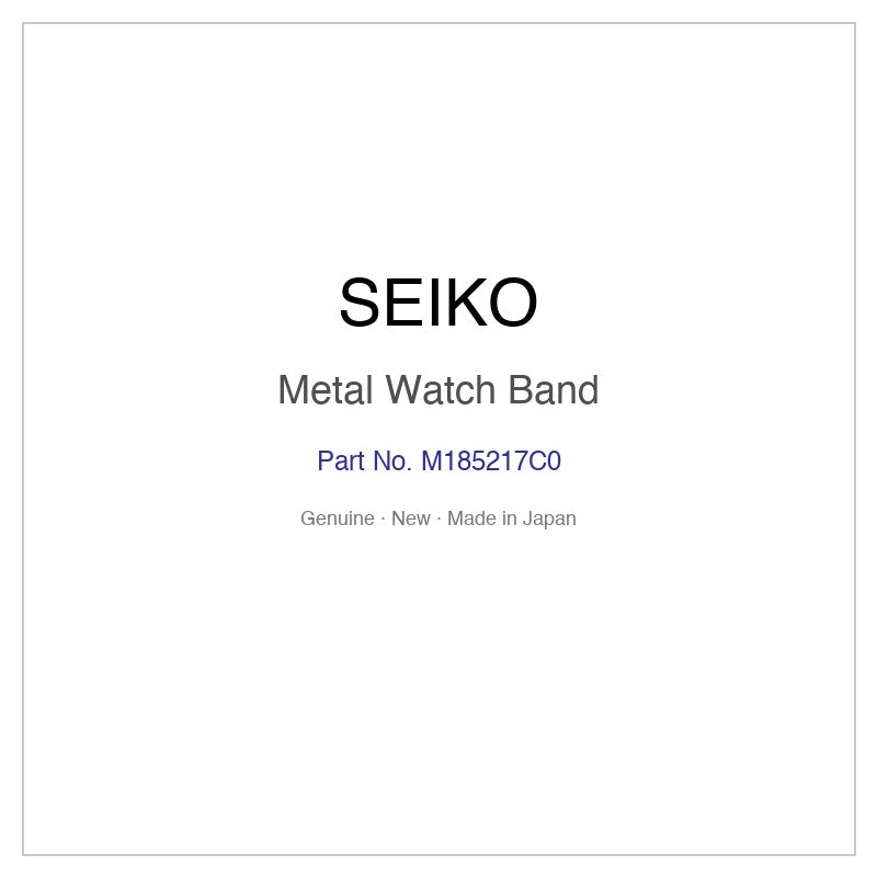 SEIKO M185217C0 Metal Watch Band for SSEH016 and More Models