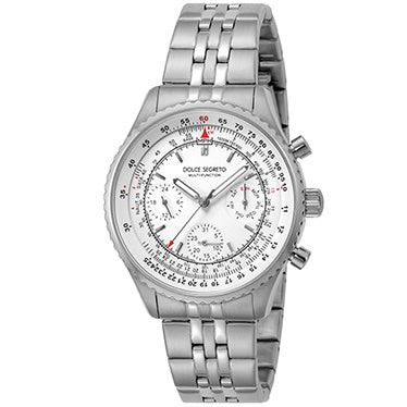 DOLCE SEGRETO MBR100WH Watch - Elegant White Dial Stylish Design Quartz Movement Water Resistant
