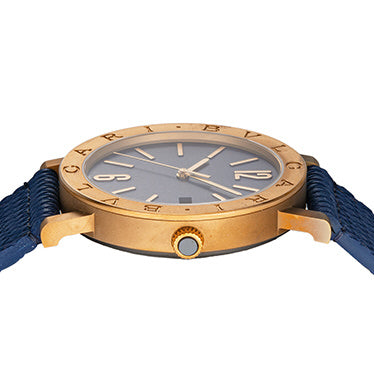 BVLGARI BB41C3BSD/MB Watch - Bvlgari 2-Year Warranty Blue Dial Men's Watch - Parallel Import (Image 4)