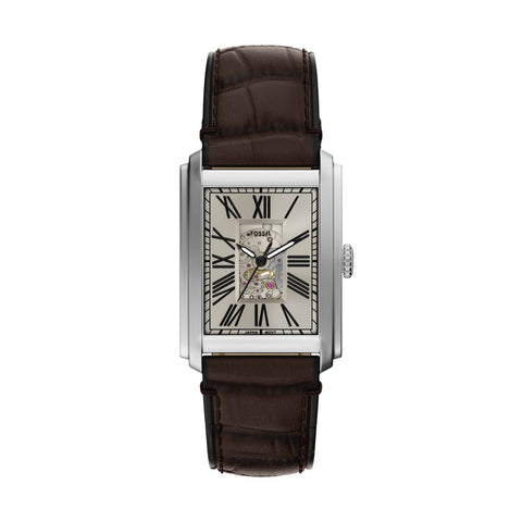 ME3272 FOSSIL Carraway White Dial Stylish Design Water Resistant Quartz Movement Comfortable Strap