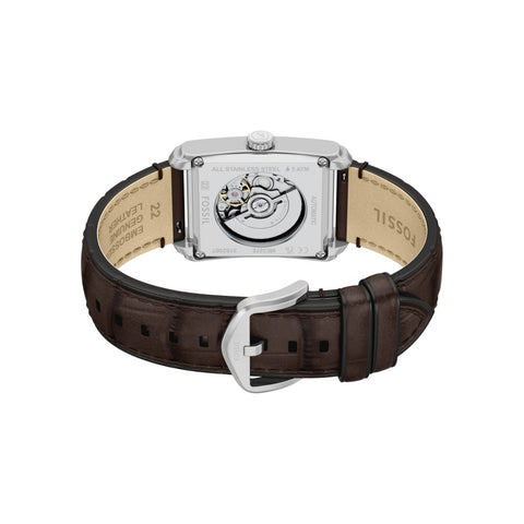 ME3272 FOSSIL Carraway White Dial Stylish Design Water Resistant Quartz Movement Comfortable Strap