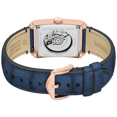 ME3274 FOSSIL Carraway Stylish Leather Strap Water Resistant Chronograph Elegant Design Classic Timepiece