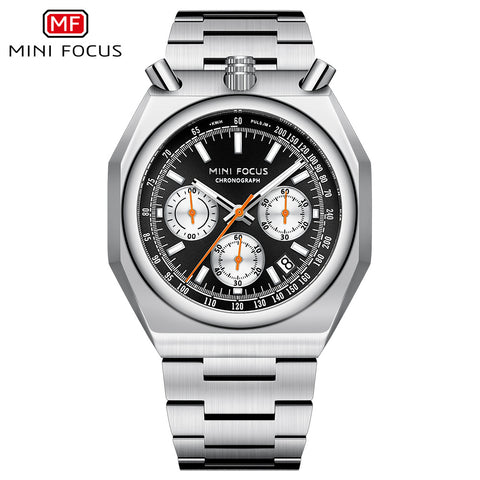 IPPO JAPAN WATCH MF0601G-03 Watch - 3 Mini Focus Stylish Analog Watch 43.8mm Water Resistant Durable Design Elegant Finish