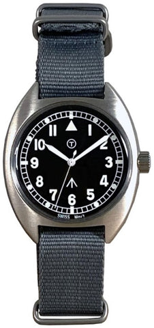 MIL02AGY Royal Air Force Type Military Watch - Durable Stainless Steel - Water Resistant - Luminous Hands - Precision