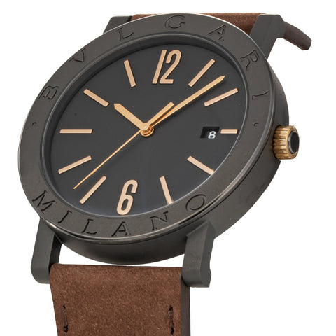 BVLGARI BB41BTDLCCL/MILANO Watch - Bvlgari Bvlgari Cities Milano - 2-Year Warranty, Black Luxury Watch, Parallel Import (Imag