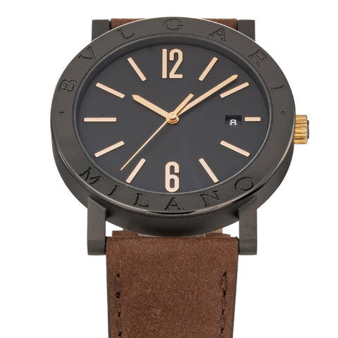 BVLGARI BB41BTDLCCL/MILANO Watch - Bvlgari Bvlgari Cities Milano - 2-Year Warranty, Black Luxury Watch, Parallel Import (Imag