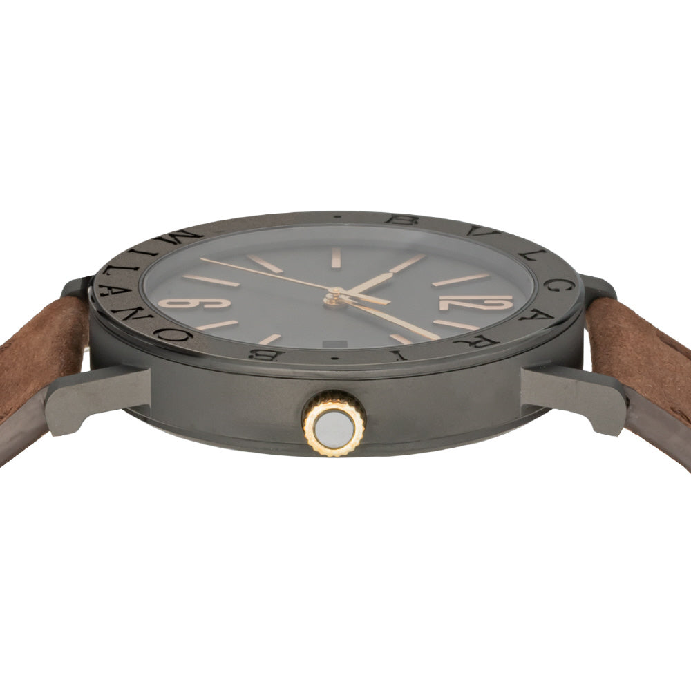 BVLGARI BB41BTDLCCL/MILANO Watch - Bvlgari Bvlgari Cities Milano - 2-Year Warranty, Black Luxury Watch, Parallel Import (Imag