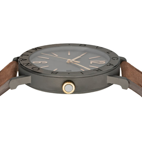 BVLGARI BB41BTDLCCL/MILANO Watch - Bvlgari Bvlgari Cities Milano - 2-Year Warranty, Black Luxury Watch, Parallel Import (Imag