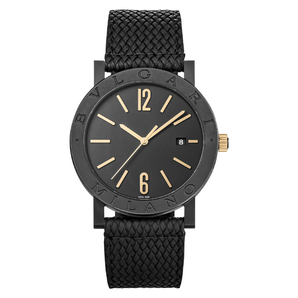 BVLGARI BB41BTDLCCL/MILANO Watch - Bvlgari Bvlgari Cities Milano - 2-Year Warranty, Black Luxury Watch, Parallel Import (Imag