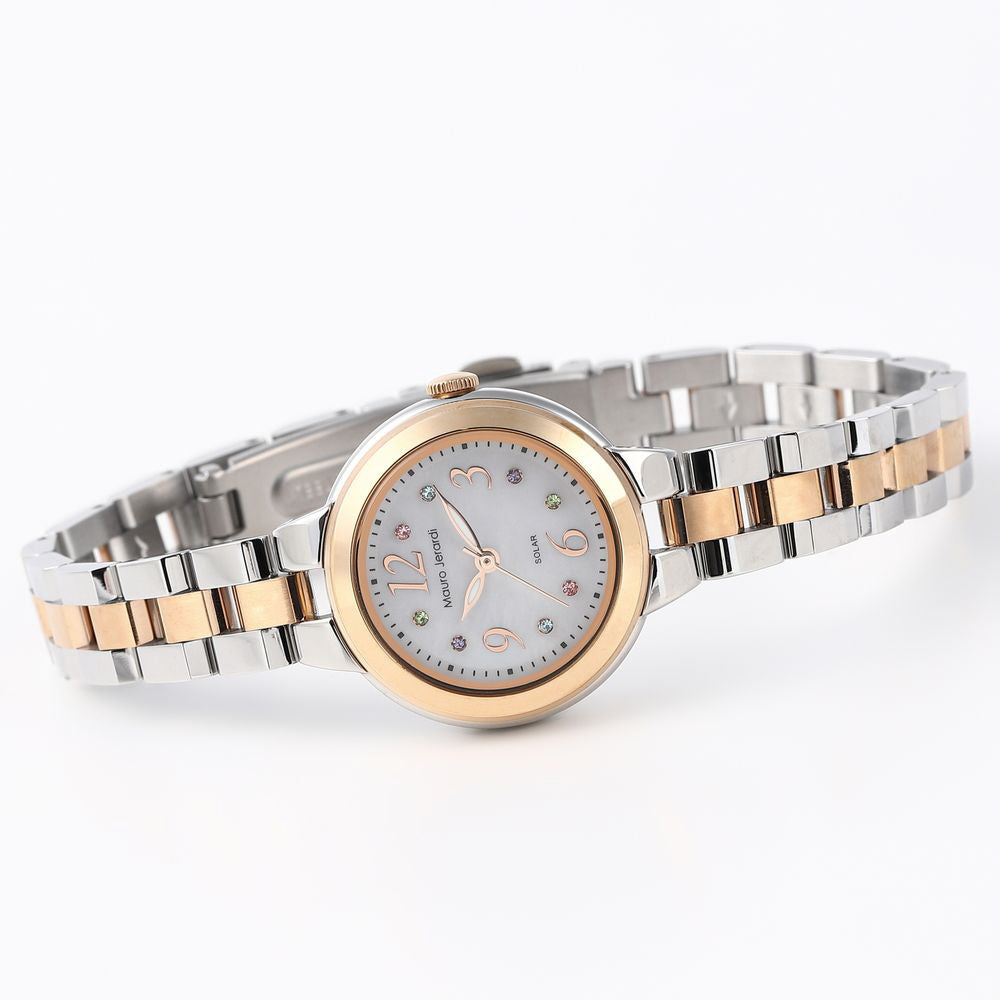 Mauro Gelardi MJ0561 Watch - Solar-Powered Women's Watch Elegant Design Water Resistant Lightweight Stylish (Image 4)