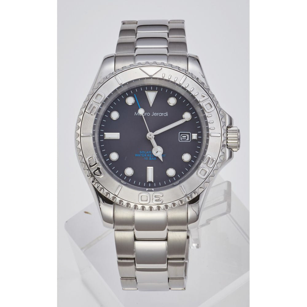 Mauro Gelardi MJ0613 Watch - Solar-Powered Men's Watch Eco-Friendly Design Water Resistant Stylish Elegance