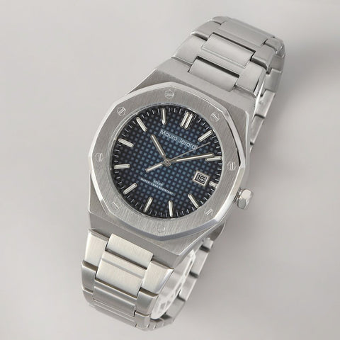 Mauro Gelardi MJ0732 Watch - Solar-Powered Eco-Friendly Men's Watch Stylish Design Water Resistant Lightweight Comfort (Image