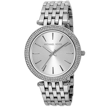 MICHAEL KORS MK3190 Watch - Elegant Gold Tone Stainless Steel Case Crystal Accents Fashion Watch