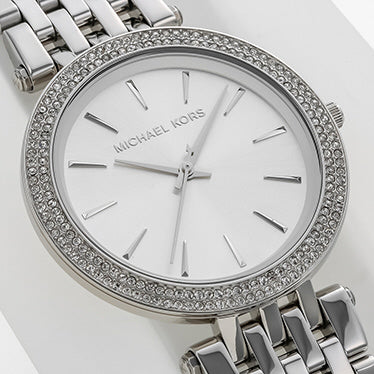 MICHAEL KORS MK3190 Watch - Elegant Gold Tone Stainless Steel Case Crystal Accents Fashion Watch (Image 2)