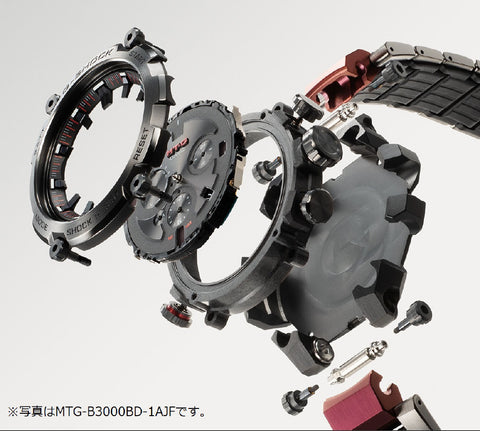 Casio Men's G-SHOCK MTG-B3000 Series Metal Band MTG-B3000BD-1A2JF