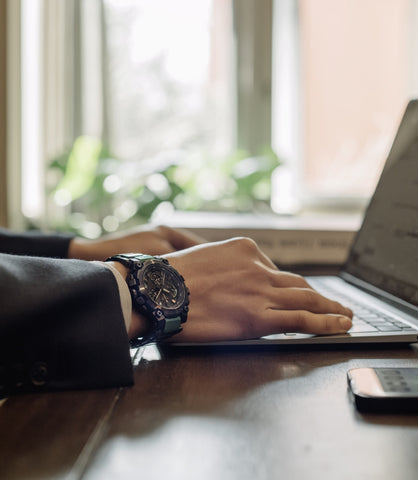 Casio Men's G-SHOCK MTG-B3000 Series Metal Band MTG-B3000BD-1A2JF