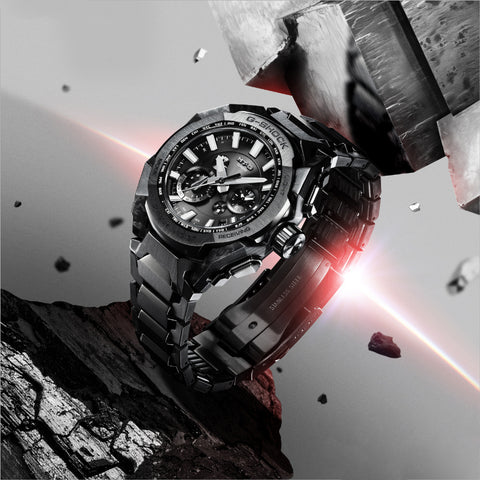 CASIO MTG-B4000BD-1AJF Bluetooth Solar Atomic Watch G-SHOCK MT-G Series Black Stylish Durable Multi-Function